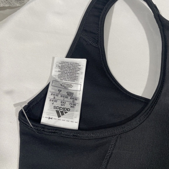 NEW Adidas [ XS‎ ] Don't Rest Alphaskin Racerback Sports Bra Black - Picture 6 of 10